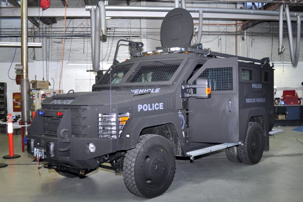 Police take delivery of Bearcat anti-terror vehicle | The Examiner ...
